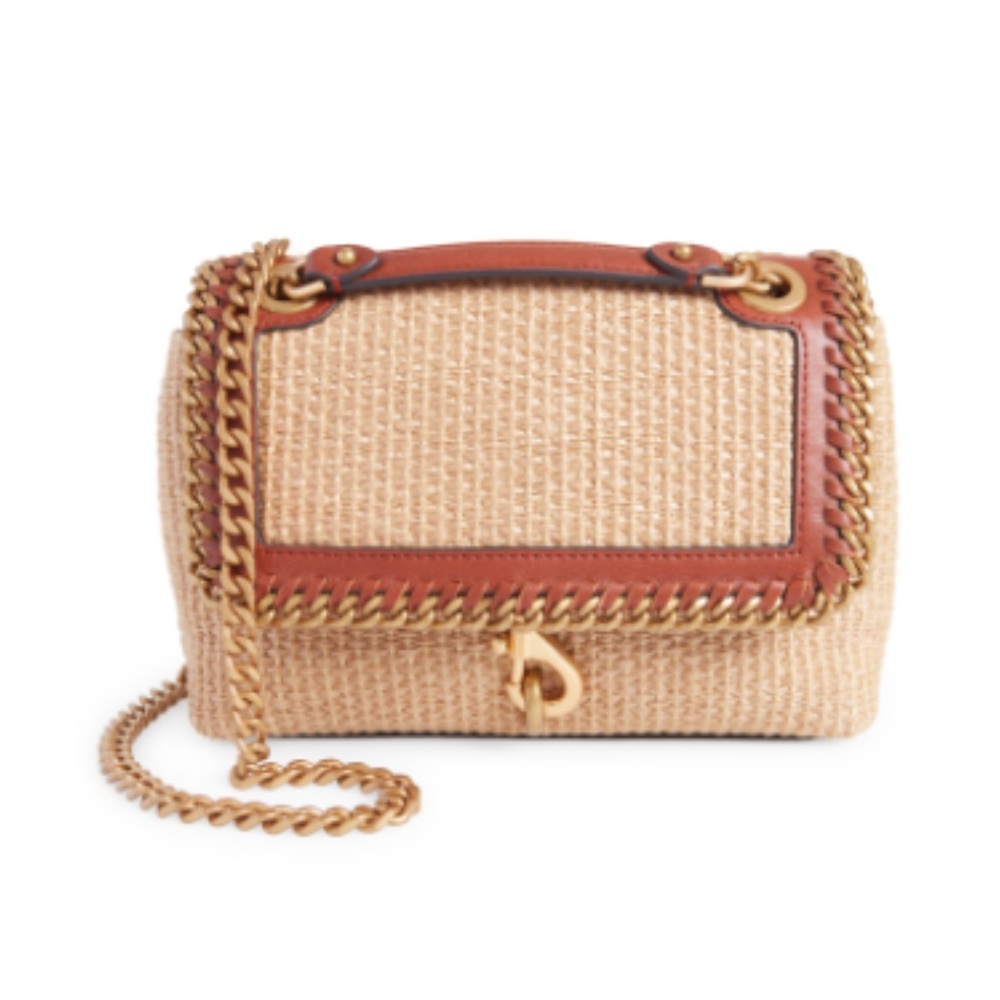 Rebeca minkoff Edie straw crossbody bag